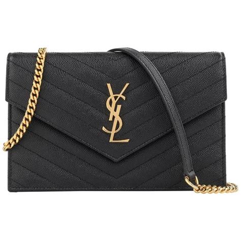 ysl bag with chain|ysl small wallet on chain.